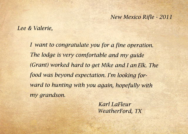 Karl LaFleur 2011 Rifle